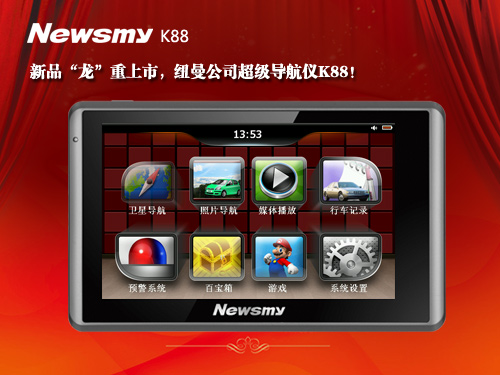 照片導(dǎo)航搭檔行車記錄儀  NewsmyK88新品即將上市！